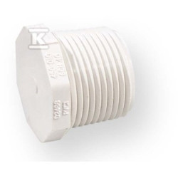 KOREK Z GWINTEM WKRĘTNY GZ PVC 1/2
