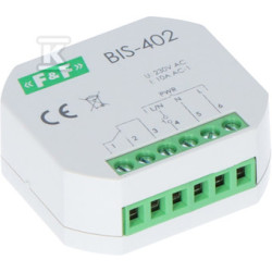 BIS-402-PRZEK.BISTAB.230V,16A,PUSZKA P/T
