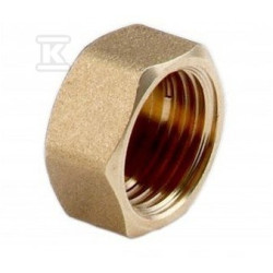 ZAŚLEPKA MOSIĘŻNA 1" ŻÓŁTA