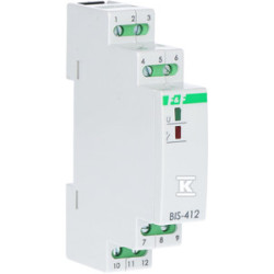 BIS-412-PRZEK.BISTAB230V~,16A,TH35,GR.