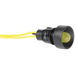 LAM.FI10 ŻÓŁT.230V AC/DC LED SYGNALIZ