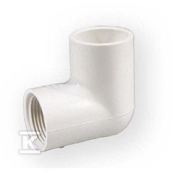 KOLANO Z GWINTEM NAKRĘTNE KW/GW PVC 3/4