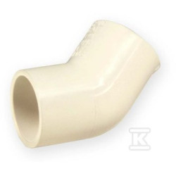 KOLANO 45ST KW/KW 1 PVC-C