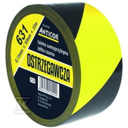 TAŚMA OSTRZEG.ŻÓŁTO-CZARNA 631 50MMX