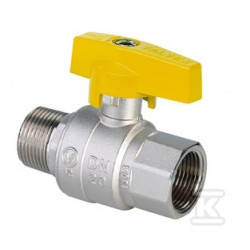 ZAWÓR KULOWY GAZOWY MT WZ 1" NIKL.