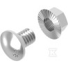 SGKM6X12 ŚRUBA Z ŁBEM GRZYB.+NAKR.E90