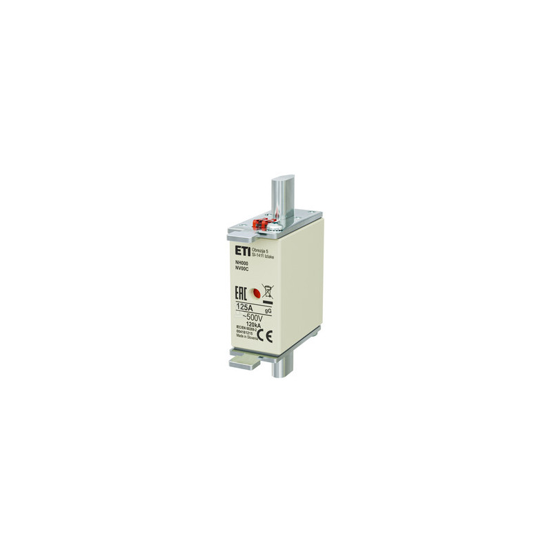 NH000 gG 125A/500V WKŁADKA TOPIKOWA