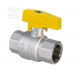 ZAWÓR KULOWY GAZOWY MT 1" NIKL.