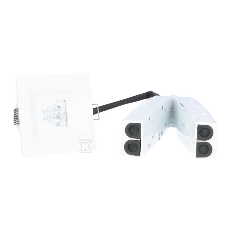OPR.LOVATO P ECO LED 3W 1H 1-ZAD.BIAŁA
