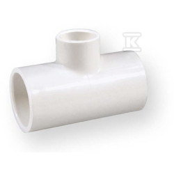 TRÓJNIK RED KW/KW/KW PVC 1 1/2X1 1/2X3/