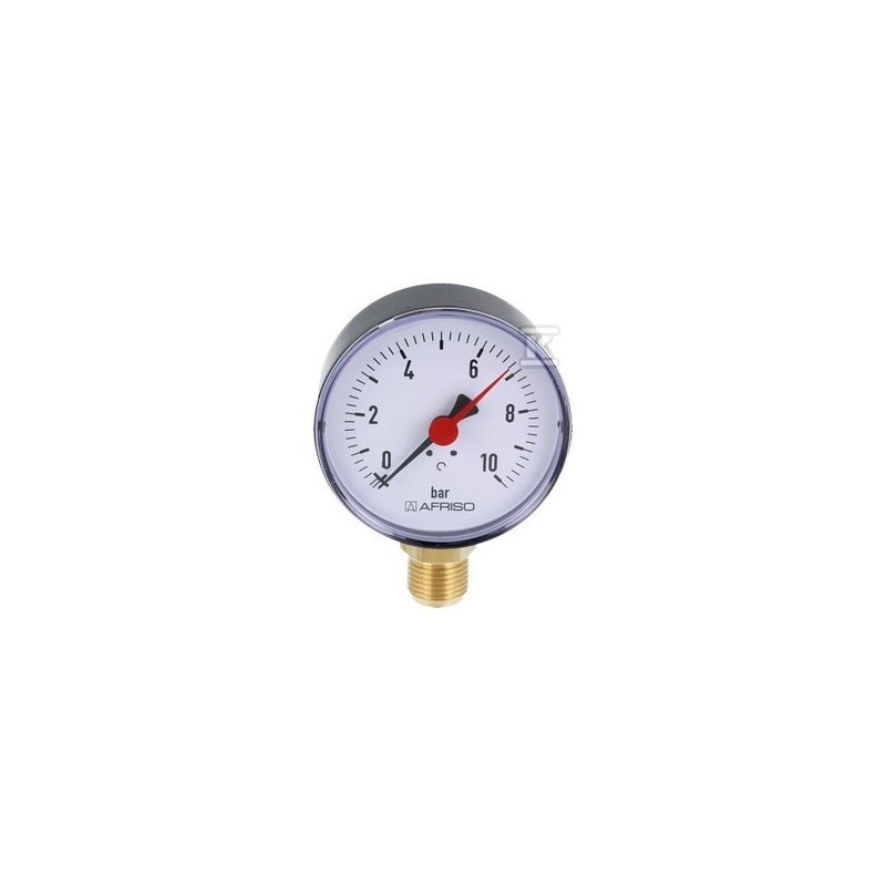 MANOMETR RF80 PIONOWY 1/2" 0-10BAR