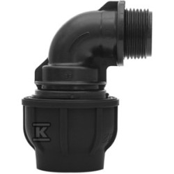 KOLANO ZACISK.PP 90ST.90X3" GZ DO PE