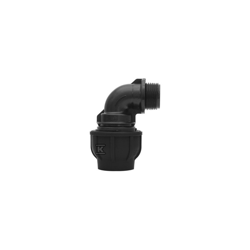 KOLANO ZACISK.PP 90ST.90X3" GZ DO PE