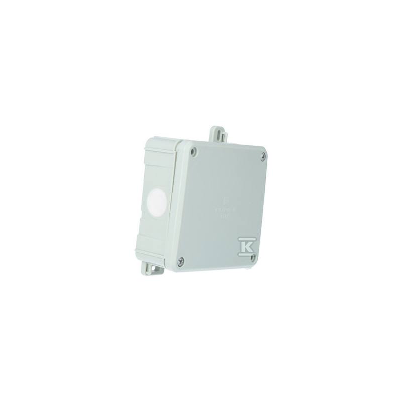 PUSZ.N/T IP55/65 DŁAW.98X98X46 2K SZARA