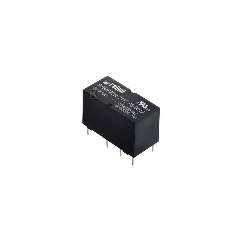 RSM822N PRZEKAŹNIK 2P 2A CEWKA 12VDC