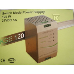 KSE 12024 230/24VDC 5A-ZASILACZ IMPULSOW