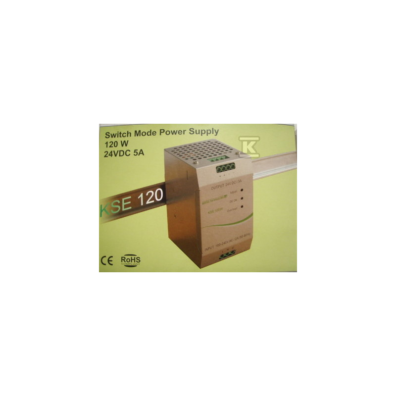 KSE 12024 230/24VDC 5A-ZASILACZ IMPULSOW