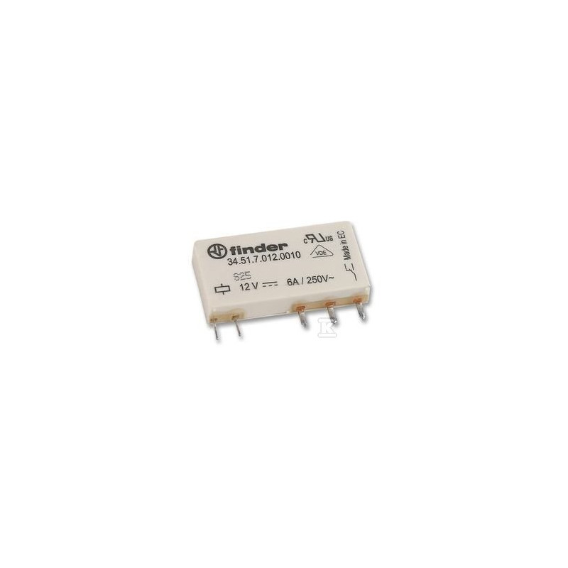 PRZEKAŹNIK 1P 6A 12V DC