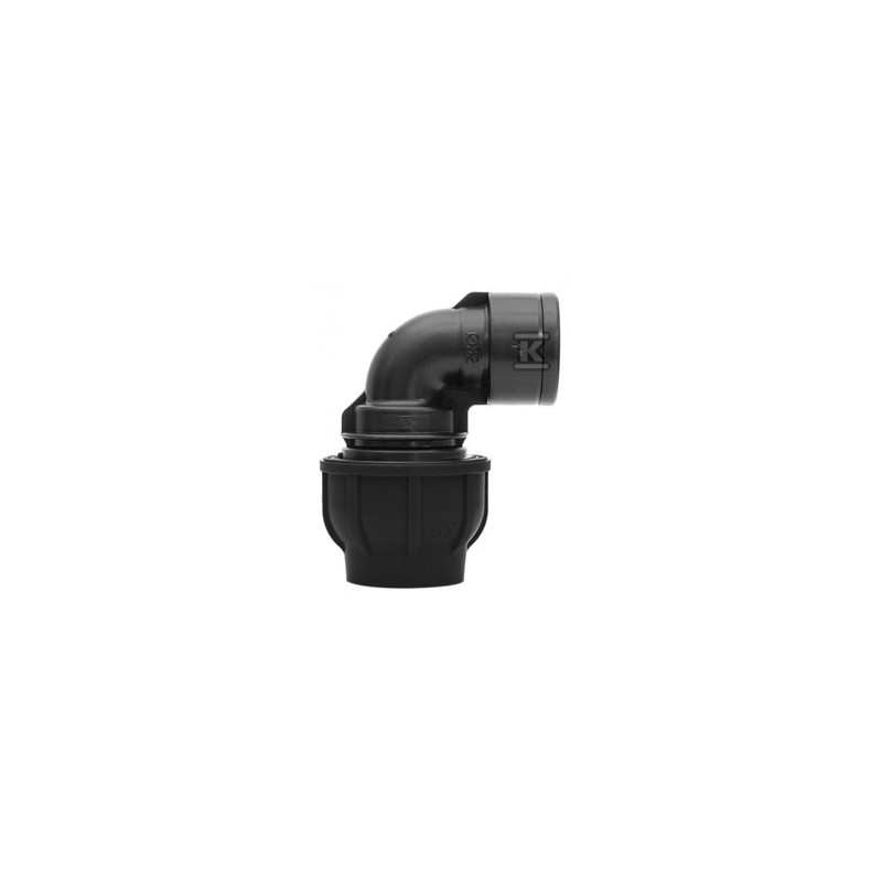 KOLANO ZACISK.PP 90ST.50X6/4" GW DO PE
