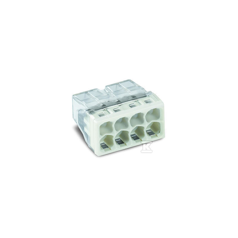ZŁ.INST.8X2.5MM2 PRZEZR/SZARA OPK50SZT