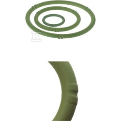 O-RING 18MM FPM/VITON. INOX STEEL PRESS