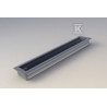 PROFIL LED PODTYNKOWY A, DŁ. 202CM, ALU