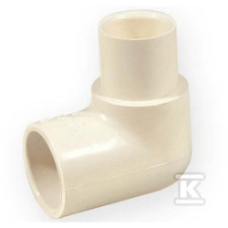 KOLANO NYPLOWE 90ST KW/KZ 3/4" PVC-C