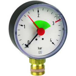 MANOMETR HZ63 PIONOWY 3/8" 0-4BAR