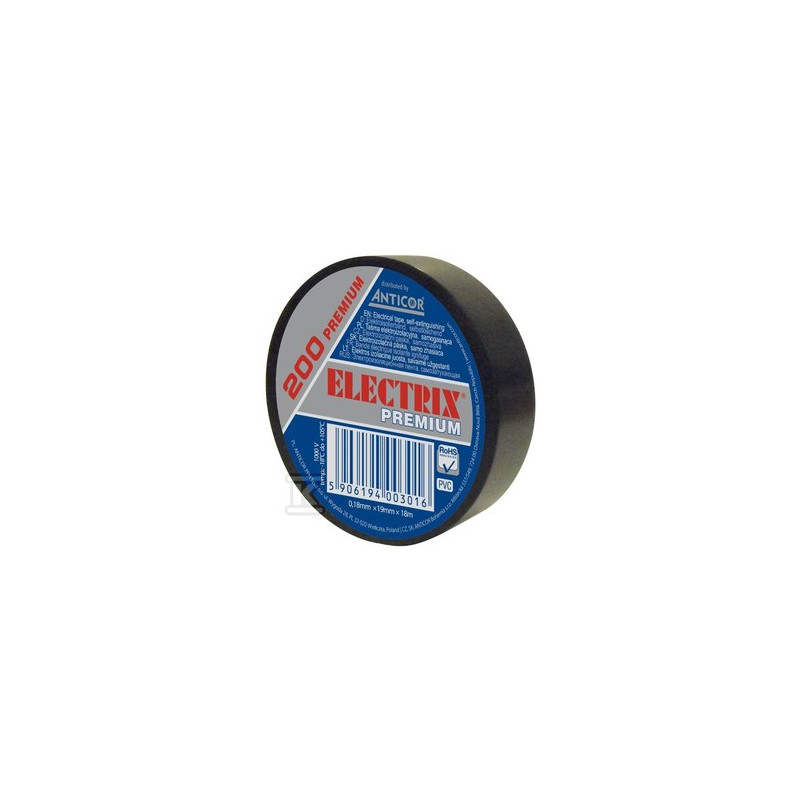 ELECTRIX 200 PREMIUM TAŚMA IZOL.CZARNA