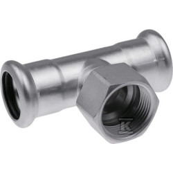 TRÓJNIK Z GW 22X3/4"X22MM INOX PRESS