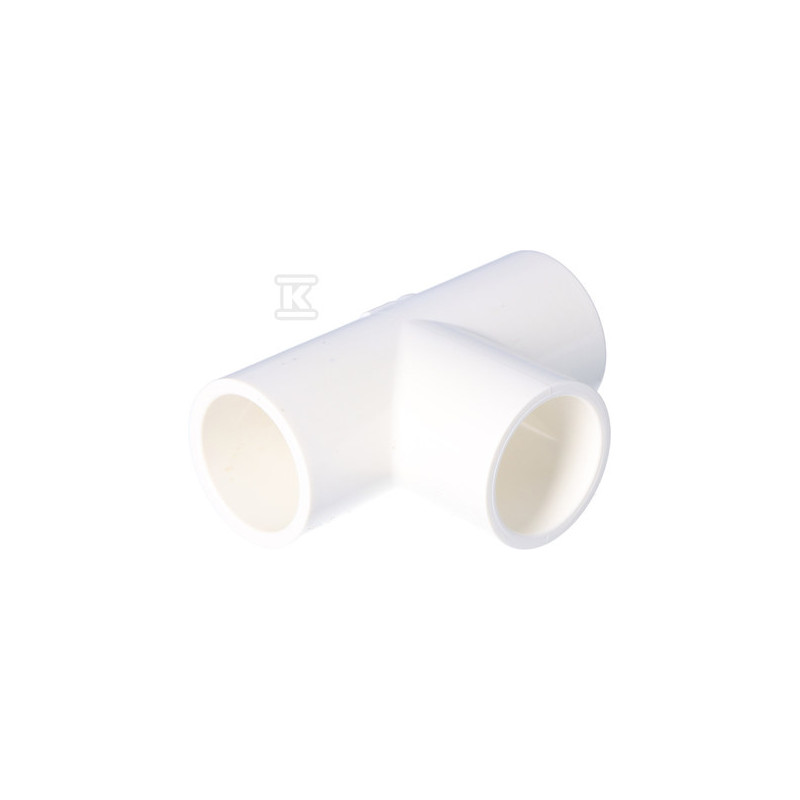 TRÓJNIK RÓWNOPRZELOTOWY KW/KW/KW PVC 3