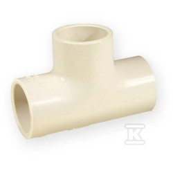TRÓJNIK RÓWNOPRZEL KW/KW/KW 1/2" PVC-C