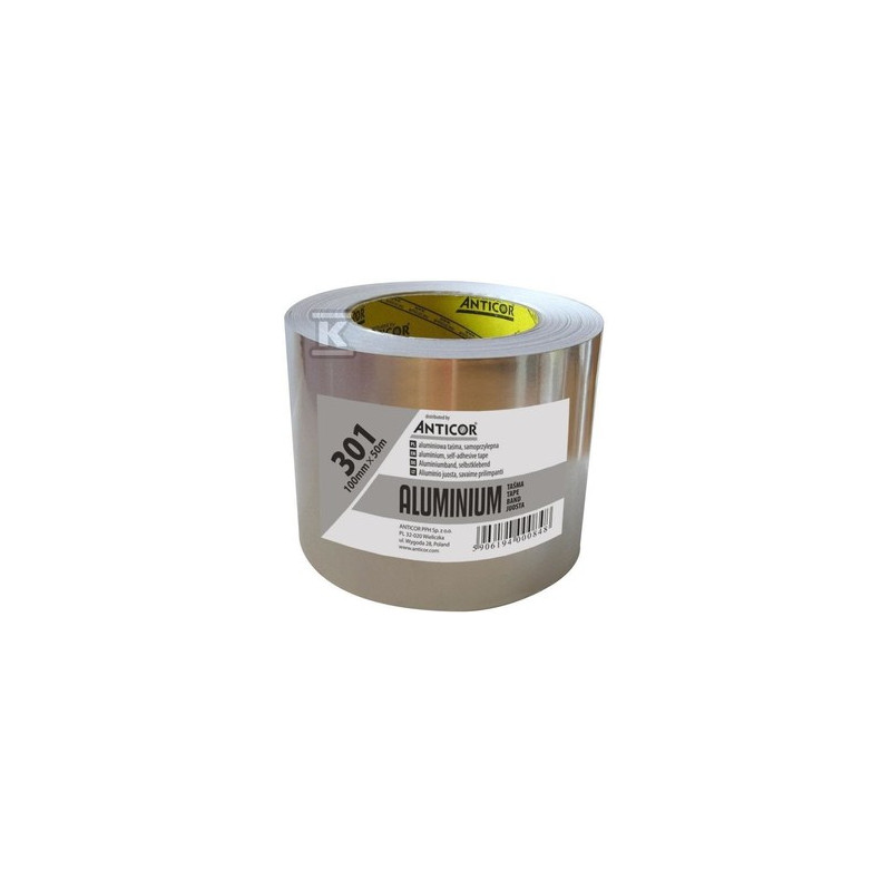 ALUMINIO 301, DO 120°C 100MMX50M