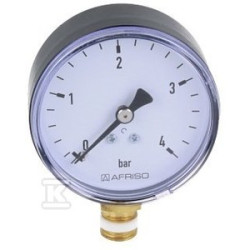 MANOMETR RF63 PIONOWY 1/4" 0-4BAR