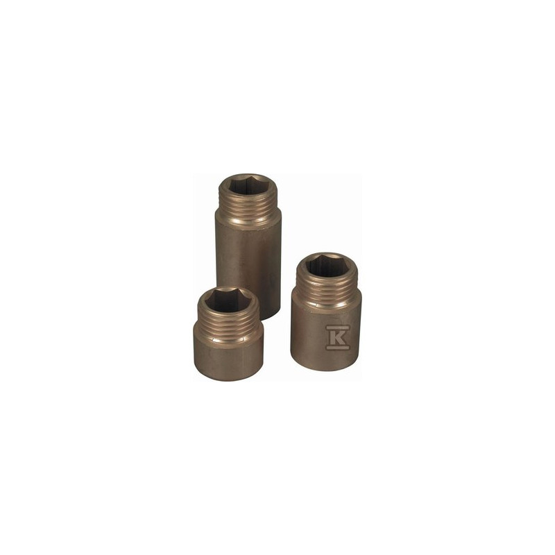 PRZEDŁUŻKA 1/2"X30MM MOSIĄDZ ONNLINE