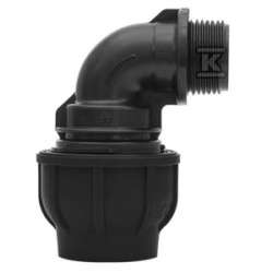 KOLANO ZACISK.PP 90ST.63X2" GZ DO PE