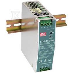 ZASIL.NA SZYNĘ DIN 150W 24V 6.5A