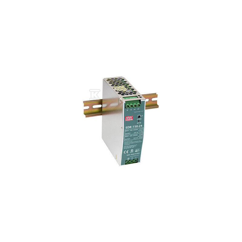 ZASIL.NA SZYNĘ DIN 150W 24V 6.5A