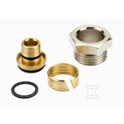 ZŁĄCZKA ALUPEX 16 X 2MM NIKL