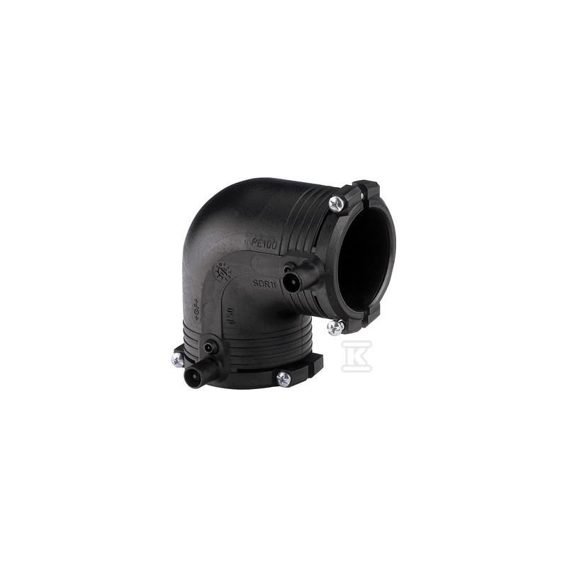 KOL.EL.90ST.D25 SDR11,PN10 GAZ/PN16 WODA