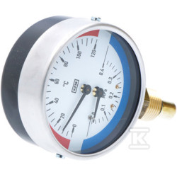 TERMOMANOMETR WP80R R1/2 0,4MPA/120ST.C