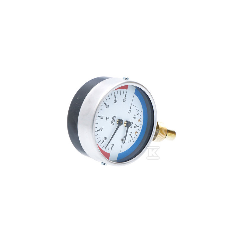 TERMOMANOMETR WP80R R1/2 0,4MPA/120ST.C