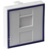 ADAPTER 2MOD.PR. 45X45 DO 1RJ45/1RJ12