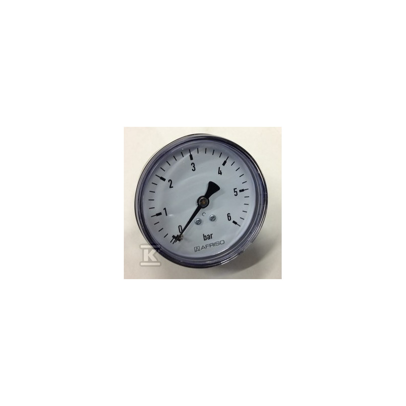 MANOMETR RF63 POZIOMY 1/4" 0-6BAR
