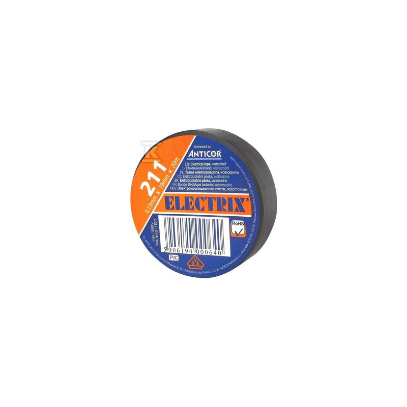 TAŚMA IZOL.19X20 BRĄZOWA ELECTRIC 211P