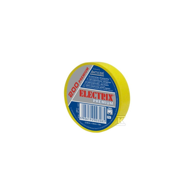 ELECTRIX 200 PREMIUM TAŚMA IZOL.ŻÓŁT