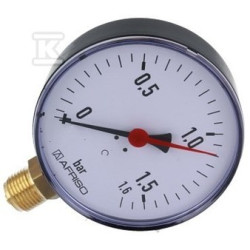 MANOMETR RF100 PIONOWY 1/2" 0-1,6BAR