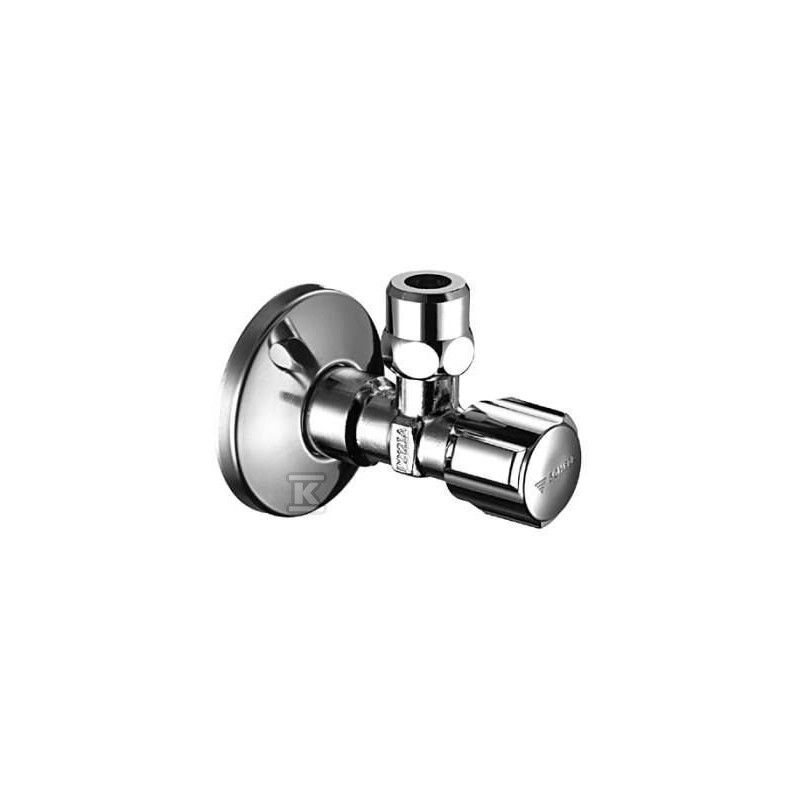 ZAWÓR KĄTOWY COMFORT1/2X3/8"CHR+ROZETA