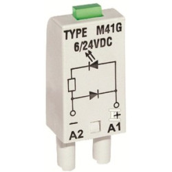 MODUŁ M41G DIODA+LED ZIEL.6/24VDC
