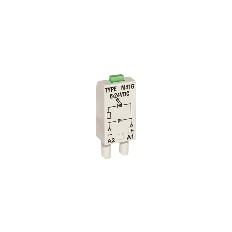 MODUŁ M41G DIODA+LED ZIEL.6/24VDC